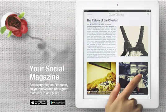 Flipboard webpage