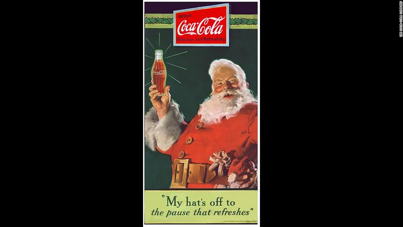 coca cola advertisements Santa Claus