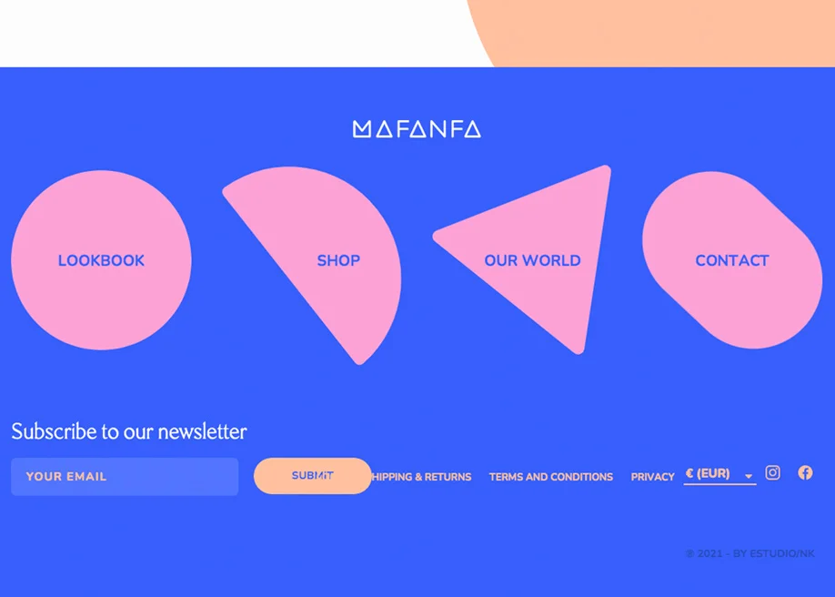 creative footer designs - Mafanfa