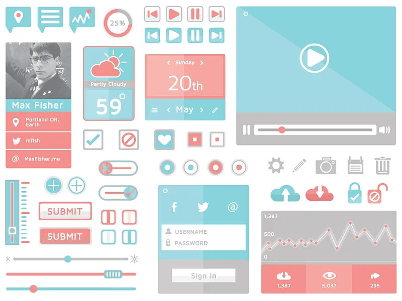 flat UI kits