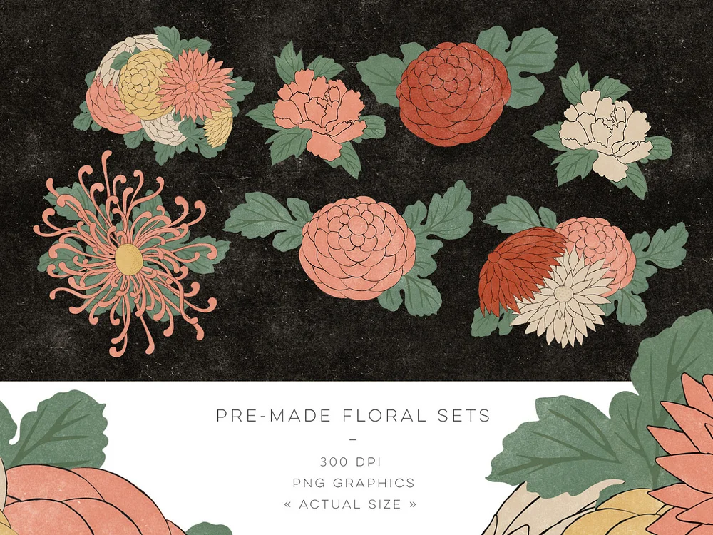 floral graphic designs