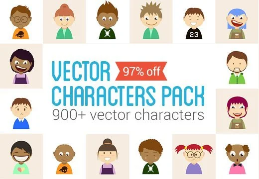 Vector character bundle