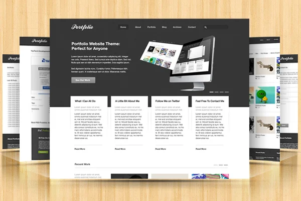 psd website themes