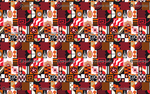 retro seamless patterns