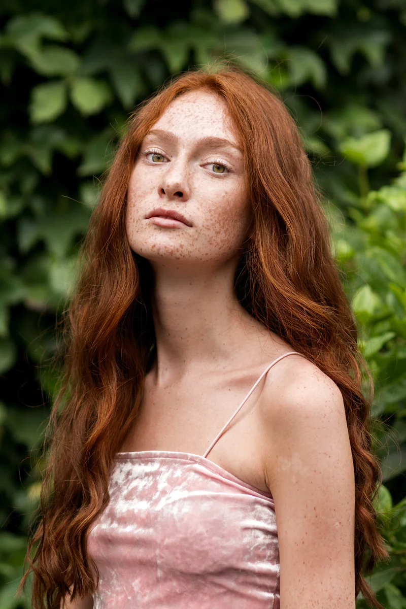 portrait of a beautiful redhead