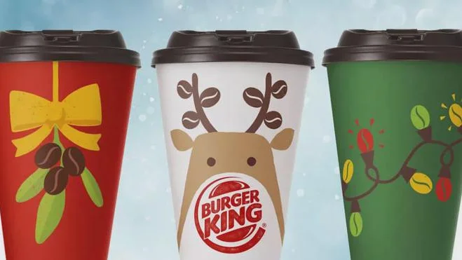 holiday packaging by Burger King
