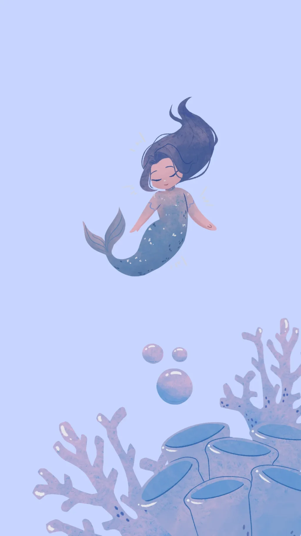 pretty mermaid background