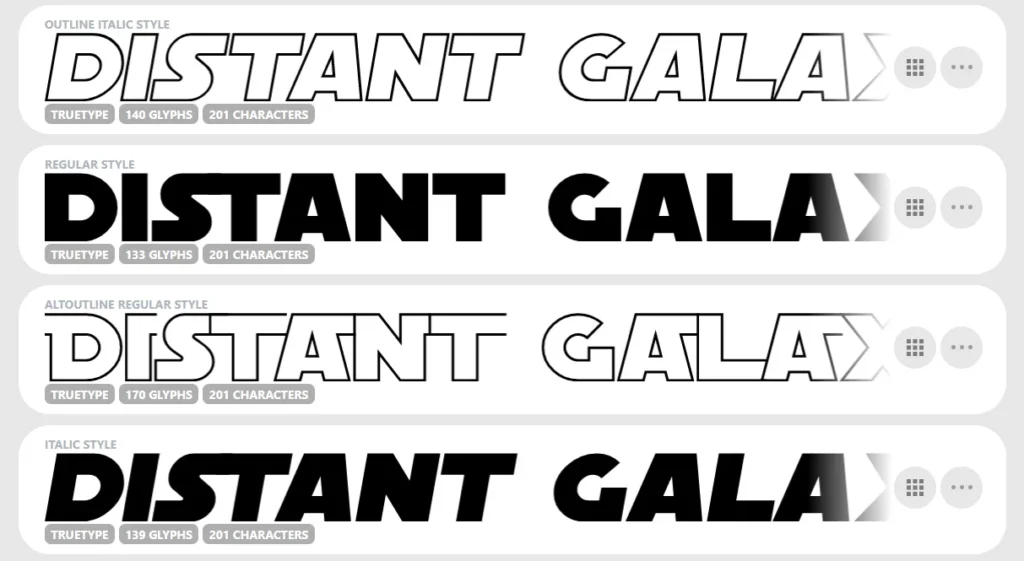 Star Wars font